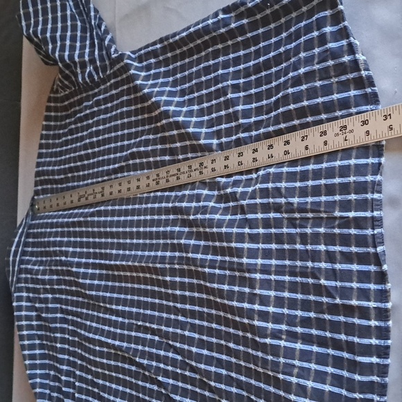 Panhandle Slim Shirt Mens Large Plaid Tattersall Long Sleeve Pearl Snap Western - Picture 3 of 5